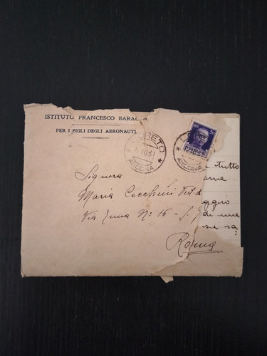 1931 corrispondenza lettera - corrispondenza,