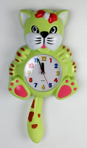 Gatto orologio muro con - muro,