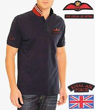 POLO UOMO 100% cotone - colore BLU con ricami militari IN OFFERTA