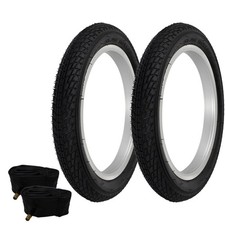 PNEUMATICI PRO+ 14" x 1,95" Nero P-1023 con TUBI 33mm Valvola Schrader