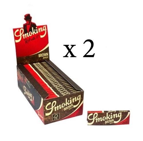 Cartine smoking brown corte - brown,