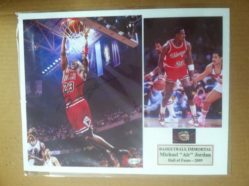 Foto firmata michael jordan - firmata,