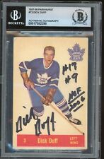 Dick Duff Signed 1957-58