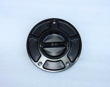 Tappo Serbatoio Benzina Alluminio Kawasaki Z750 Z1000 ZX6R ZX10R ZX9R Nero