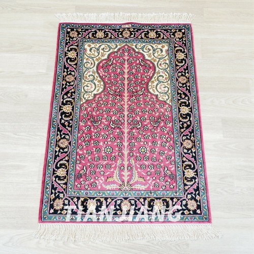 Handmade silk rug - silk,