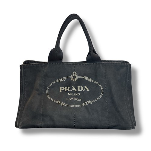 Borsa prada canapa - nera, denim
