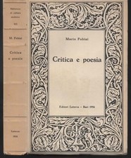 libri FUBINI Critica poesia