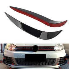 Glossy Black Front Bumper Side