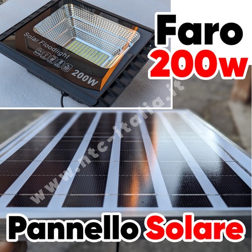 Faro led 200 - w⭐+, pannello