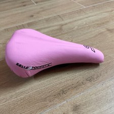 Sella bici corsa bambino Selle Bassano Saccarelli rosa junior bike saddle seat