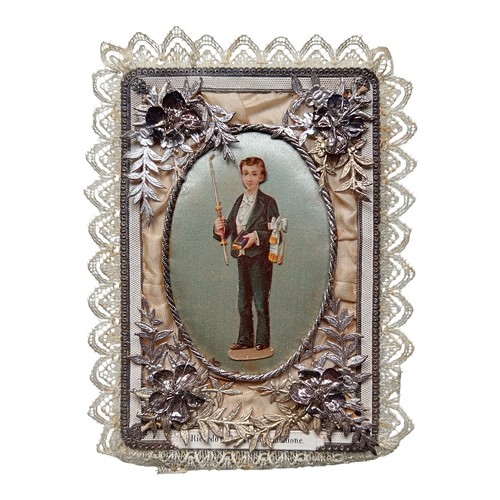 Antico santino scapolare - *hh*,