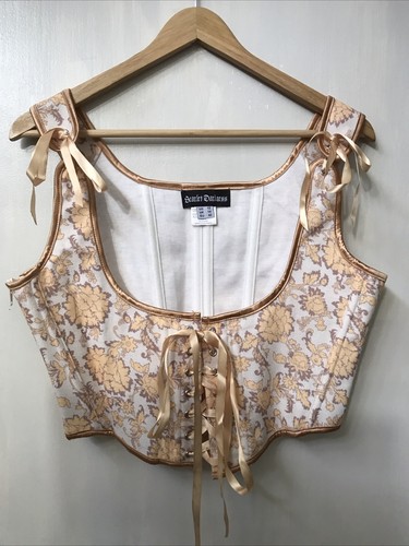 Top bustier scarlatto scuro