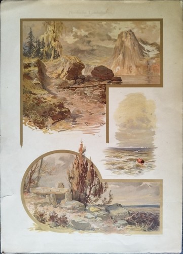 Antica stampa colori - antica,