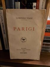 Lorenzo Viani, Parigi, Prima edizione, Fratelli Treves, 1925