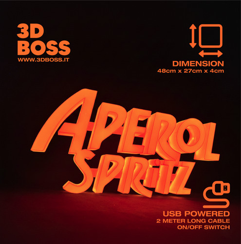 Insegna luminosa aperol spritz - luminosa,