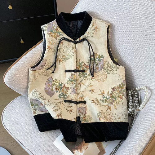Donna stile cinese gilet ttang - donna,