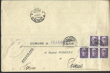 1946 2L DEM. ISOLATO SU BUSTA