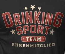 Shirt uomo drinking sport - t-shirt,