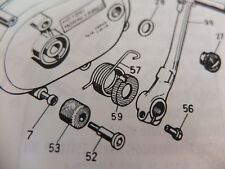 per Franco Morini 50 s5 minimoto molla leva pedale avviamento lever spring lem