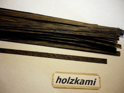 Listelli legno rovere nero - in,