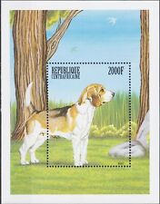 Africa Centrale 1999 BEAGLE Cani Animali Domestici Natura m/s MNH