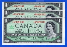 Canada $1 1967 BC-45bA-i /