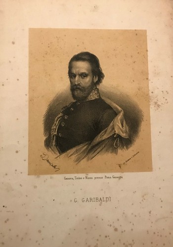 Litografia del generale - litografia,