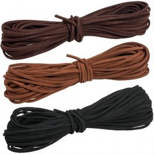 3 Pezzi Corda di Cuoio Cordino