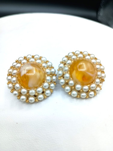 Orecchini vintage weiss - orecchini, clip