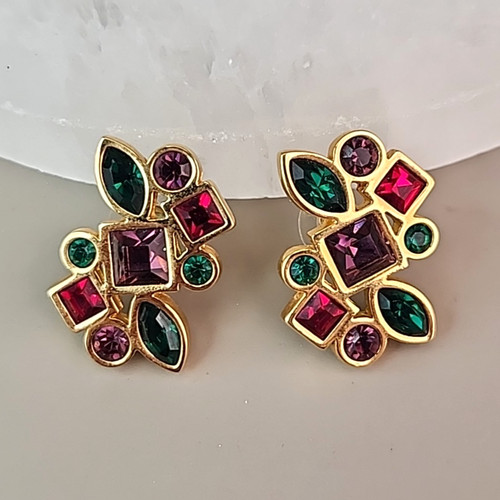 Orecchini vintage swarovski - vintage,
