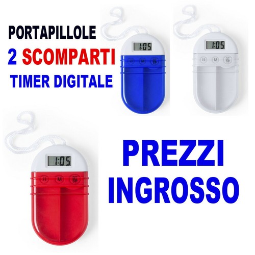 50pz porta pillole timer - pillole,