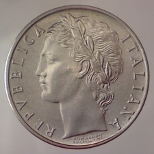 Repubblica italiana 100 lire - italiana,