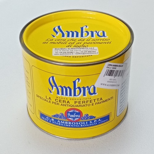 Cera ambra gialla - cera, solida