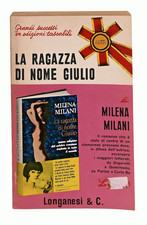 EBOND La ragazza di nome Giulio Milena Milani Longanesi & C 1971 Libro LI048327