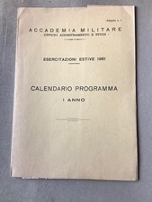 Accademia militare Modena 17 corso calendario esercitazioni estive