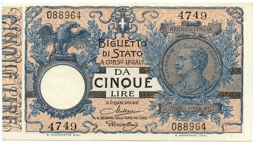 Lire biglietto stato - 5,