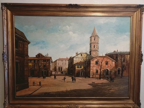 Giuseppe viganò olio tela - giuseppe,