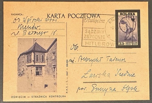 Polonia veduta cartolina