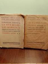 Cornelio Tacito.Vita di Agricola-Le Favole di Fedro. E.Bianchi.Sansoni
