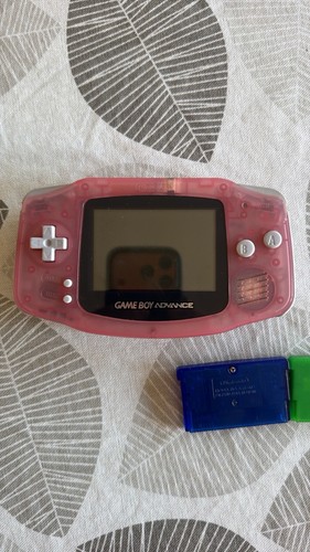 Game boy advance clear - advance, pink