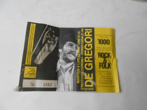 Biglietto concerto - biglietto,