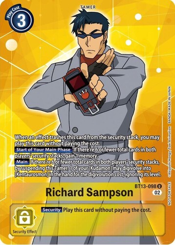 Richard sampson box topper - richard,