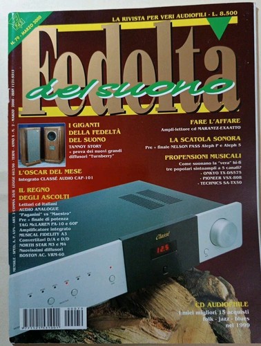 Fedeltà del suono n - suono,
