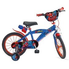 Bicicletta 14 Pollici Spiderman da Bambino Rotelle Bici Mountain Bike per Bimbo
