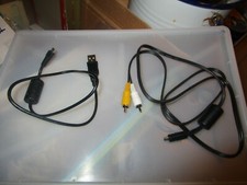 SET CAVI  COLLEGAMENTO X PANASONIC LUMIX DMC TZ20 - USB E ALTRI - USATI