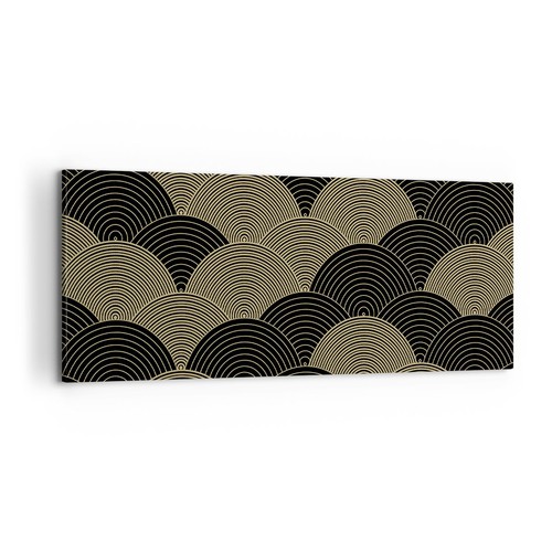 Quadro tela 100x40cm nero e - tela,