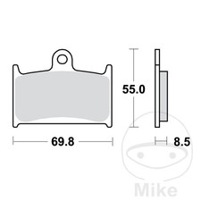 23854 - CRQ Carbon Brake Pads