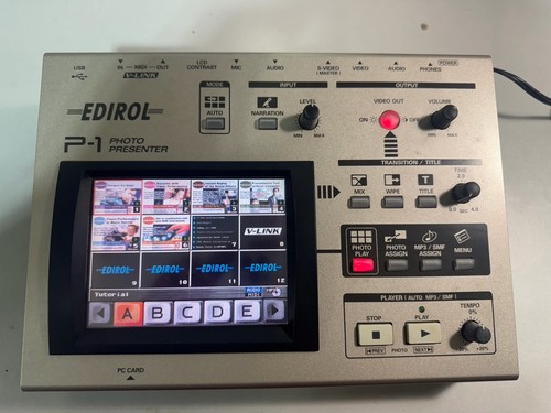 Edirol photo presenter - p-1,