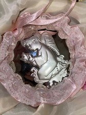 Porta Ciuccio Argento 925 -rosa, bambina