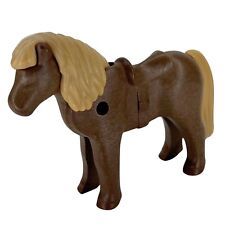 Playmobil pony marrone scuro